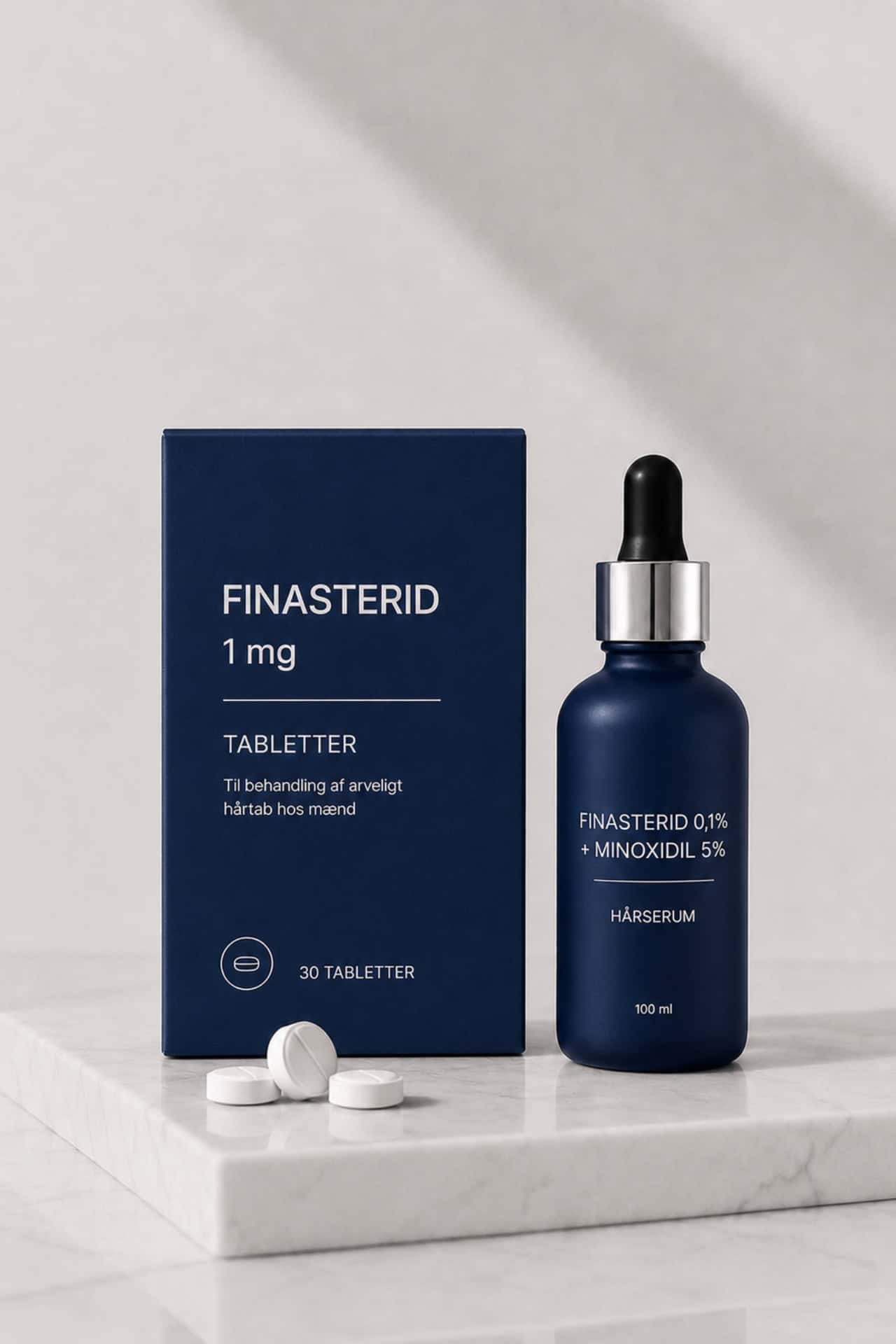 Finasterid tabletter og hårserum